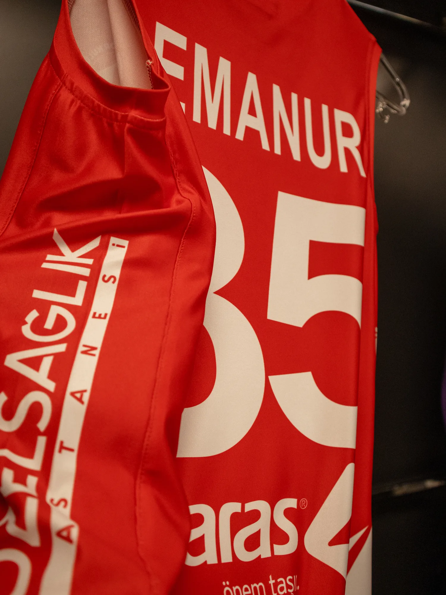 Custom volleyball team kit manufactured under a private label